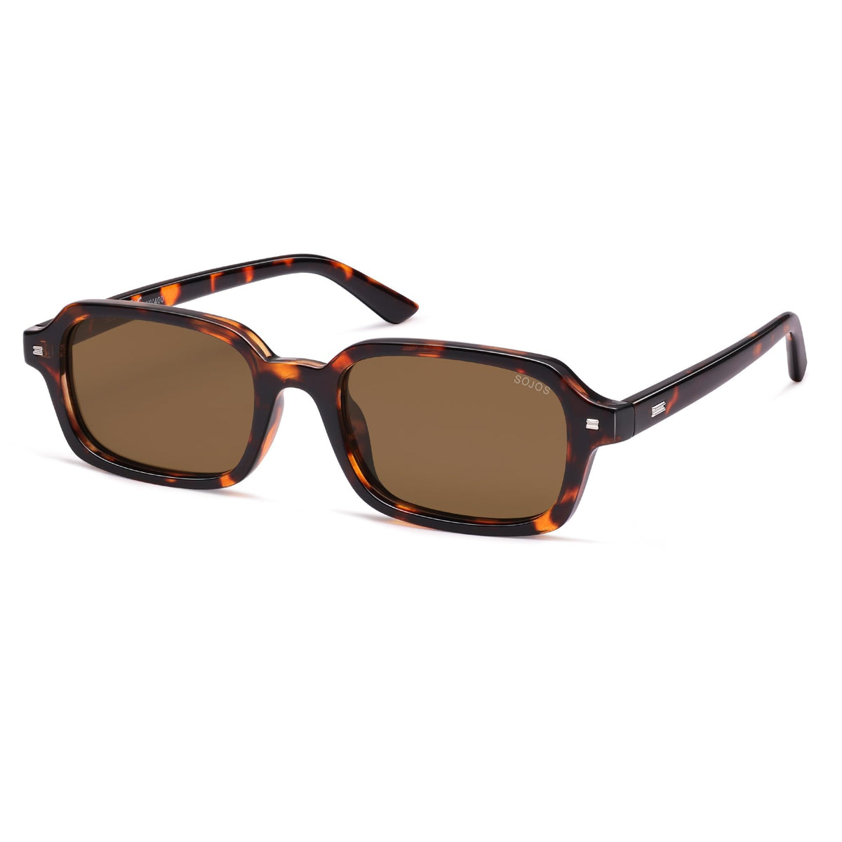 SOJOS Unisex Rectangle Polarized Sunglasses SJ2610