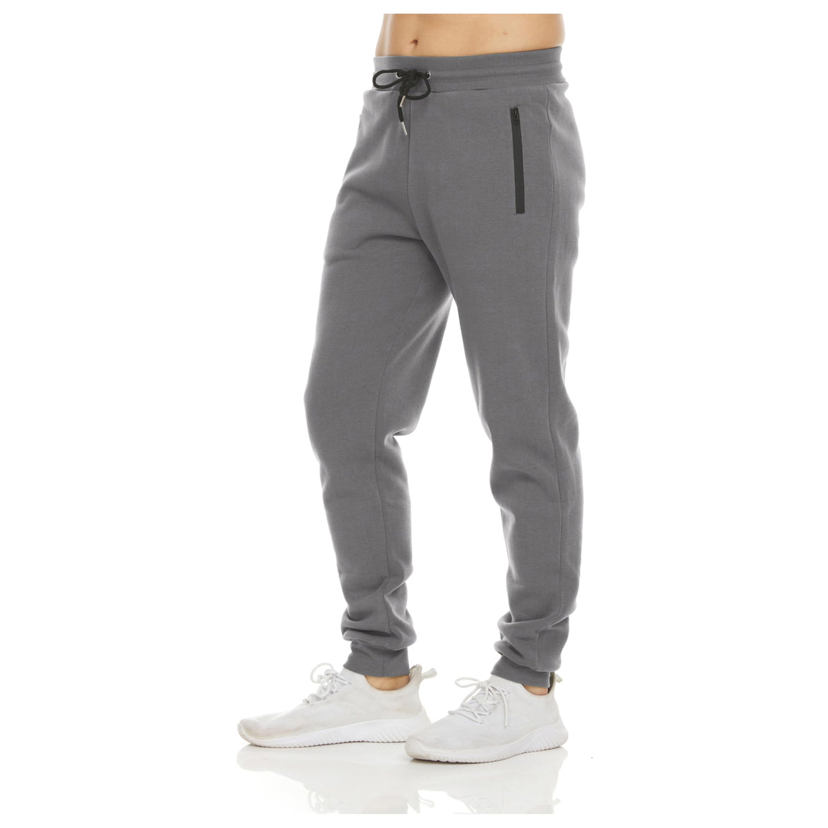 PURE CHAMP Men's Fleece Athletic Jogger Sweatpants 3-Pack