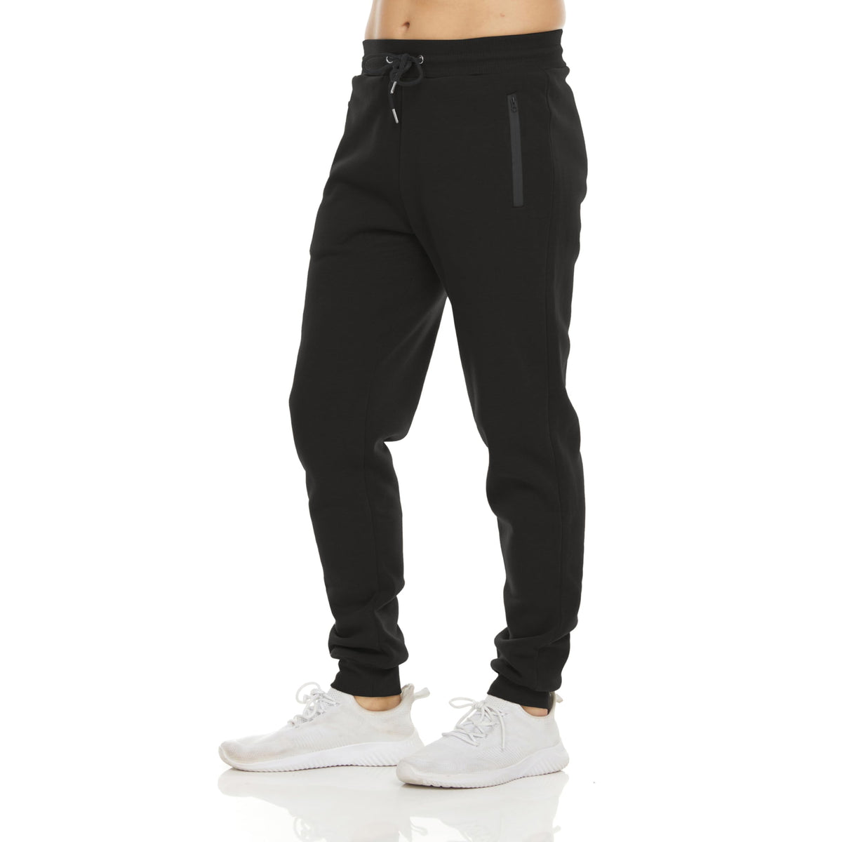 PURE CHAMP Men's Fleece Athletic Jogger Sweatpants 3-Pack
