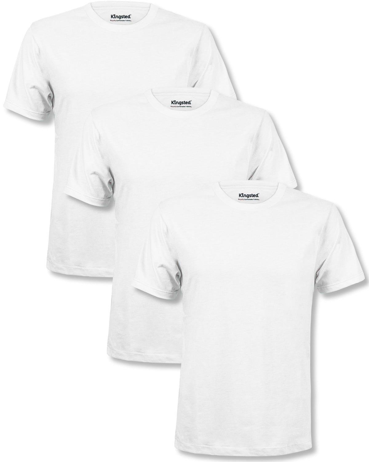 Kingsted Men's Classic Fit Soft Cotton Blend T-Shirts