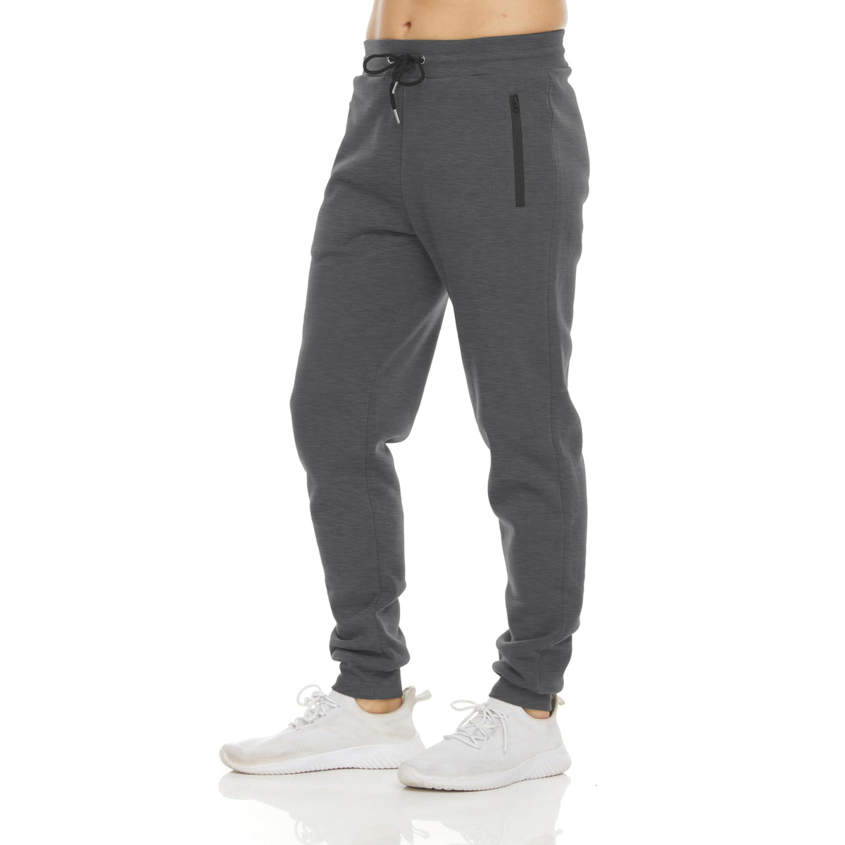 PURE CHAMP Men's Fleece Athletic Jogger Sweatpants 3-Pack