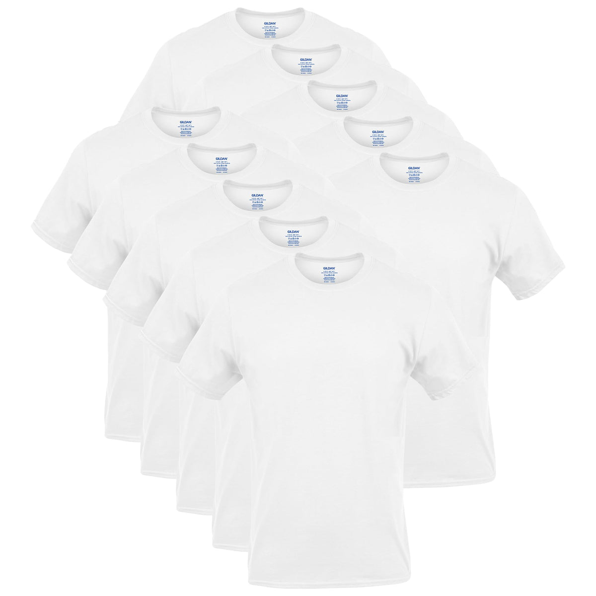 Gildan Men's Classic Crew T-Shirts Multipack G1100