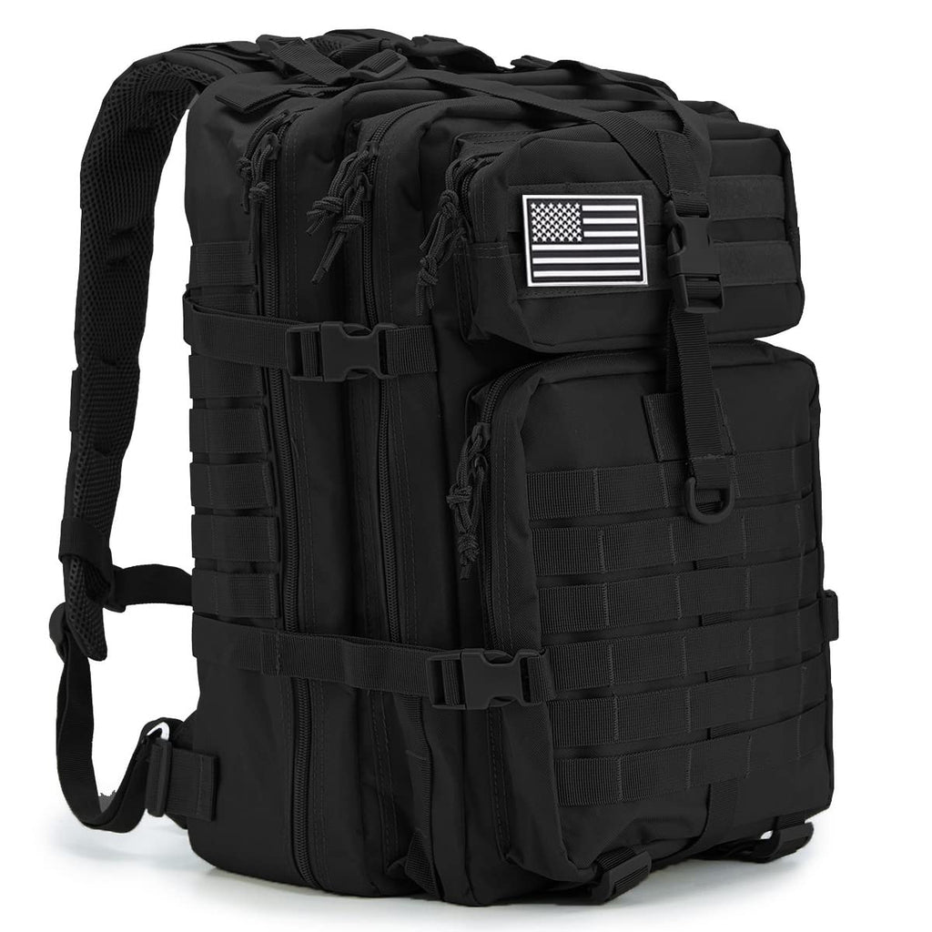 QT&QY 45L Military Tactical MOLLE Hiking Backpack