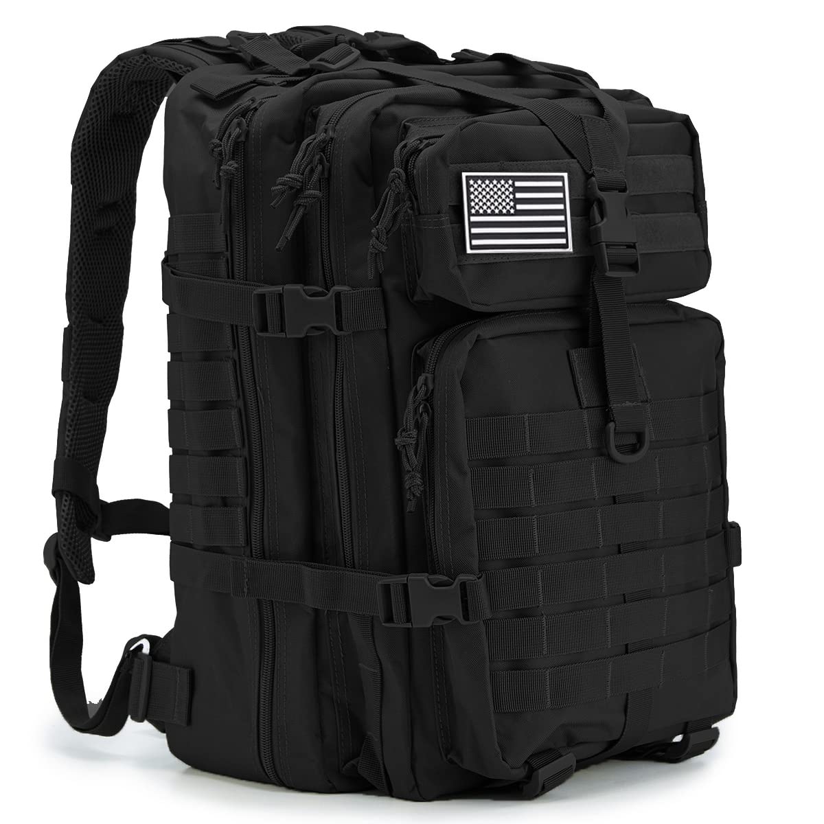 QT&QY 45L Military Tactical MOLLE Hiking Backpack