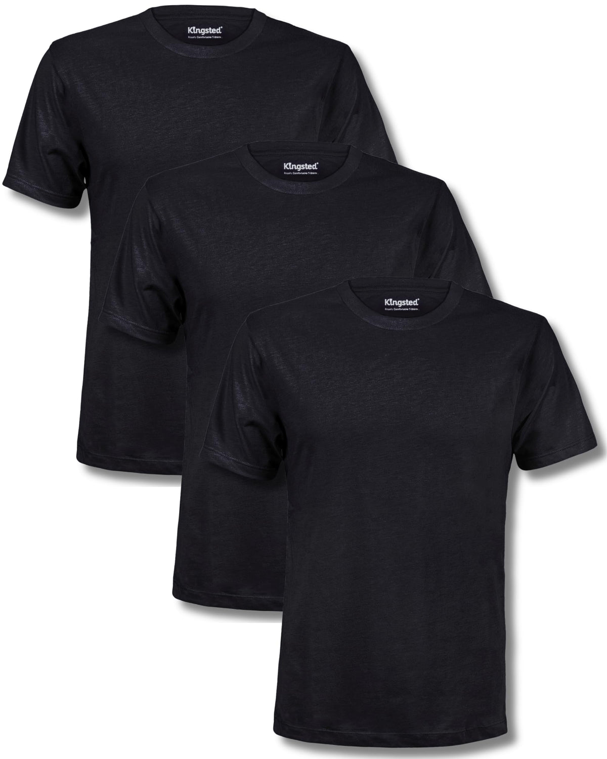 Kingsted Men's Classic Fit Soft Cotton Blend T-Shirts