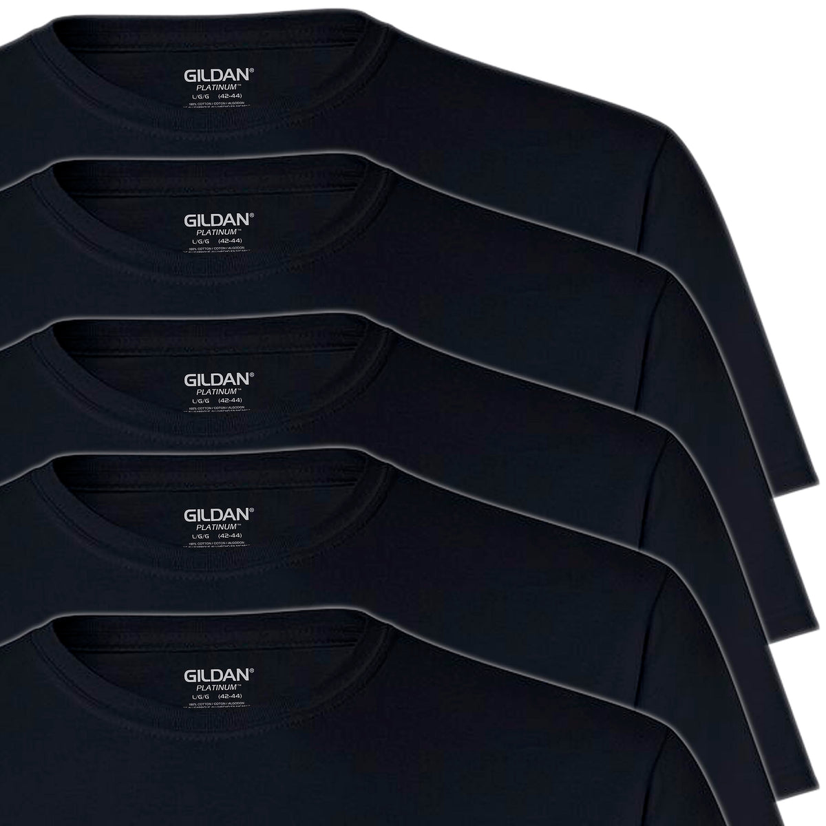 Gildan Men's Classic Crew T-Shirts Multipack G1100