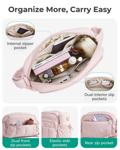 BAGSMART Women's Mini Travel Crossbody Purse Bag