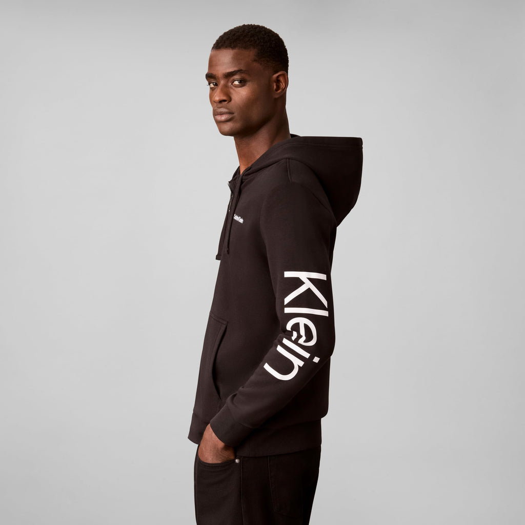 Calvin Klein Men's Travel Logo Full-Zip Hoodie