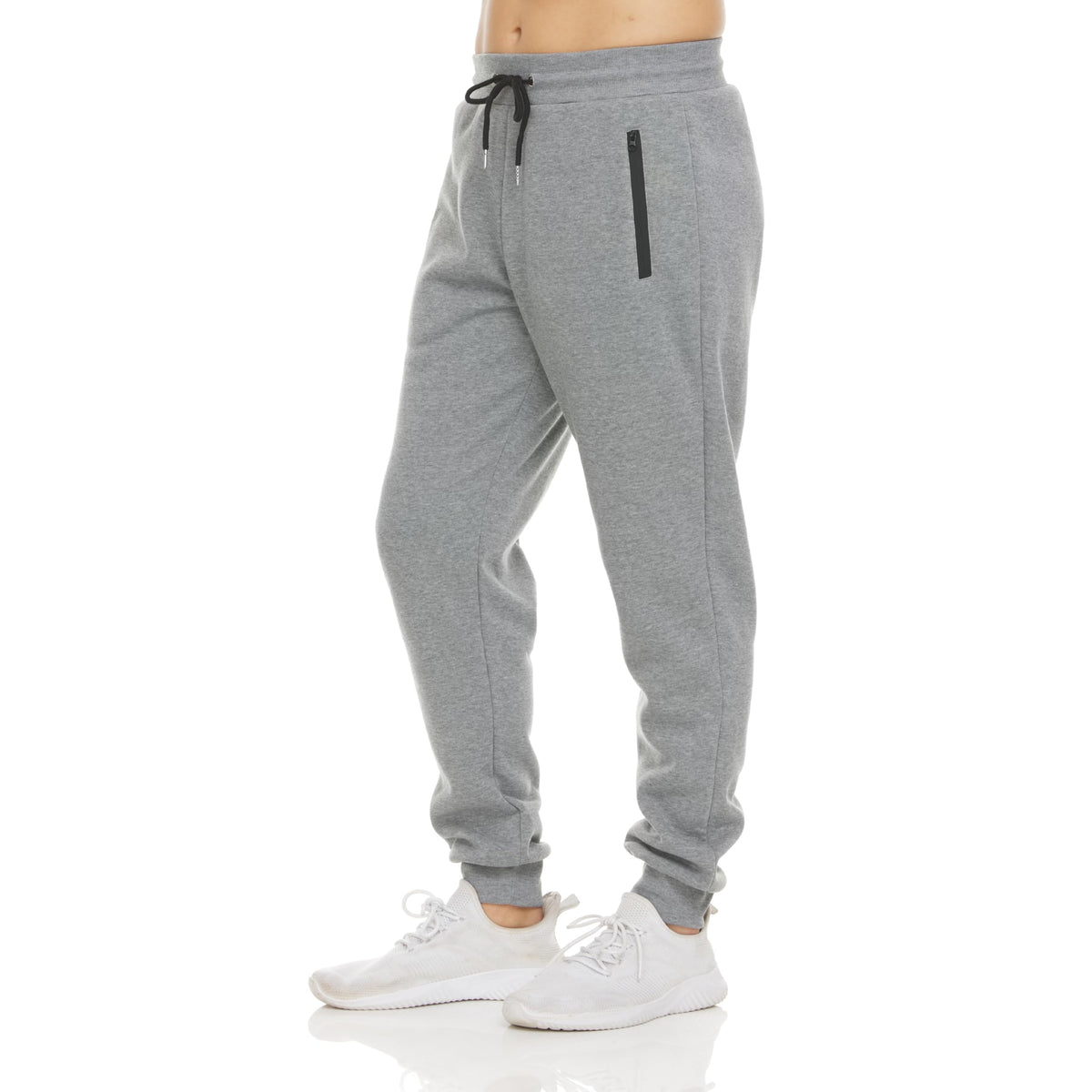 PURE CHAMP Men's Fleece Athletic Jogger Sweatpants 3-Pack