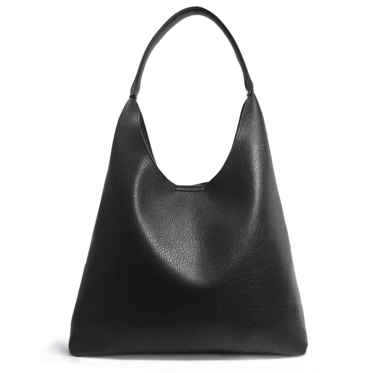 Women's Soft Vegan Leather Slouchy Hobo Shoulder Bag