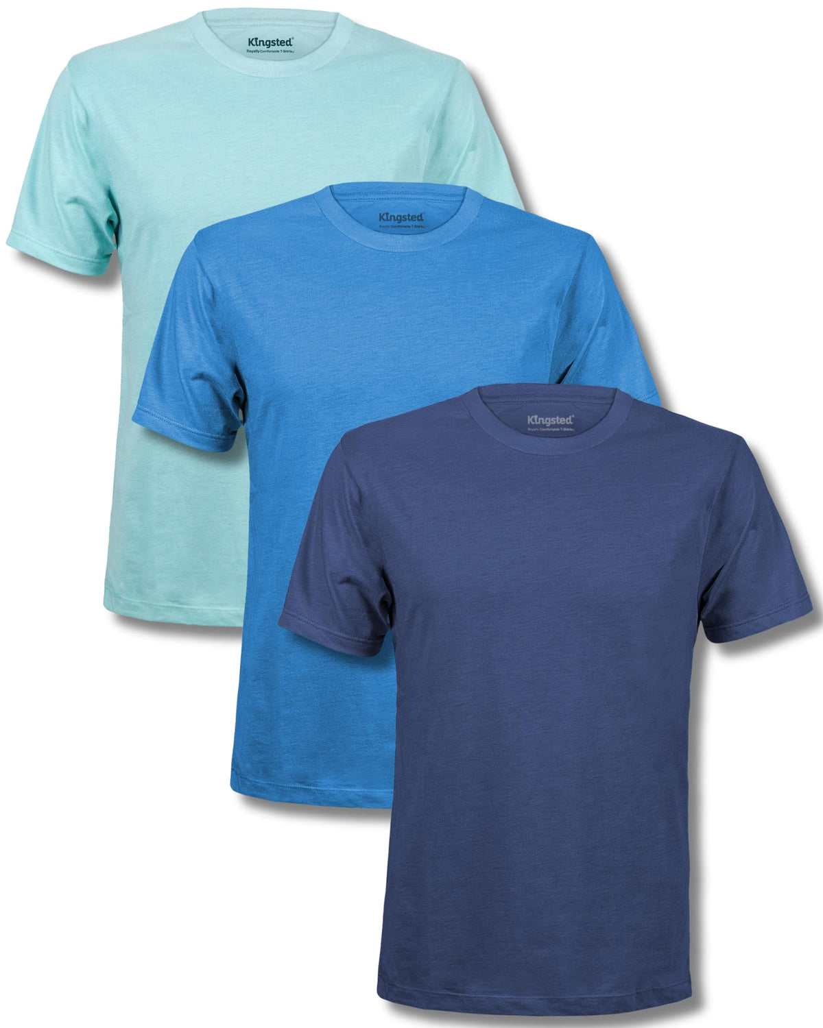Kingsted Men's Classic Fit Soft Cotton Blend T-Shirts