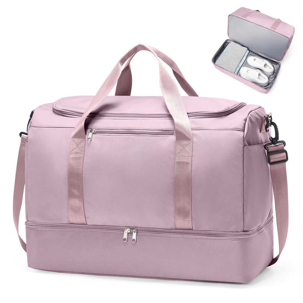 Women's Large Weekender Duffle Bag with Shoe Compartment