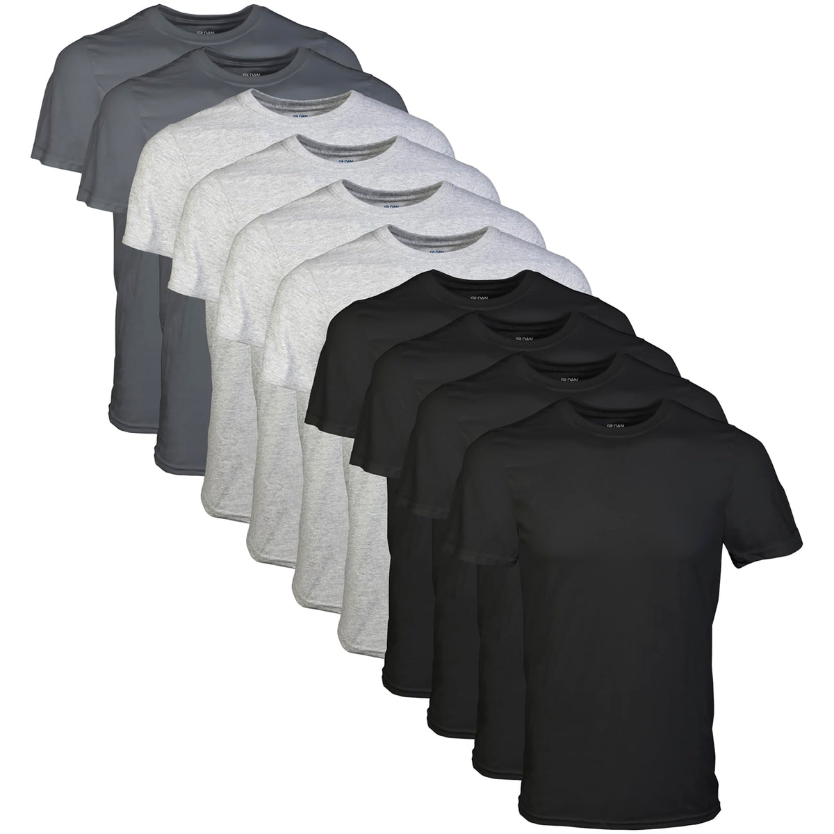 Gildan Men's Classic Crew T-Shirts Multipack G1100