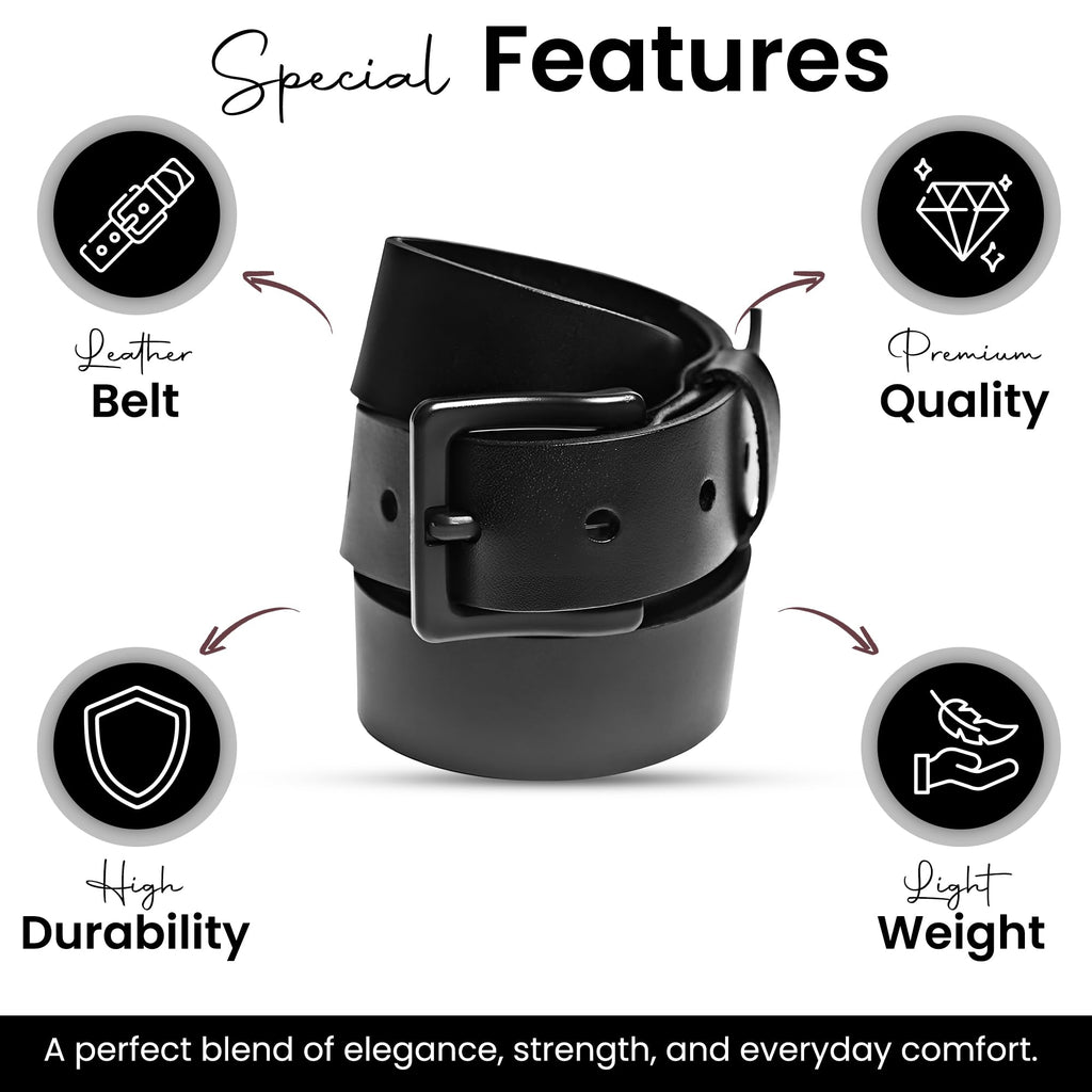Unisex 35mm Italian Leather Metal-Free Travel Belt