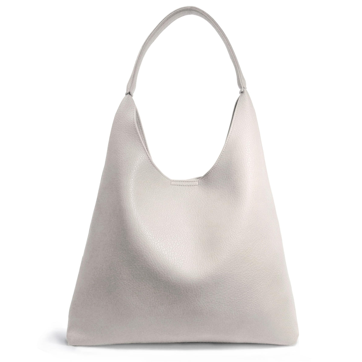 Women's Soft Vegan Leather Slouchy Hobo Shoulder Bag