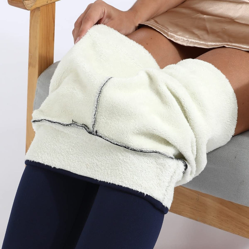 Women's High-Waist Velvet-Lined Thermal Winter Leggings