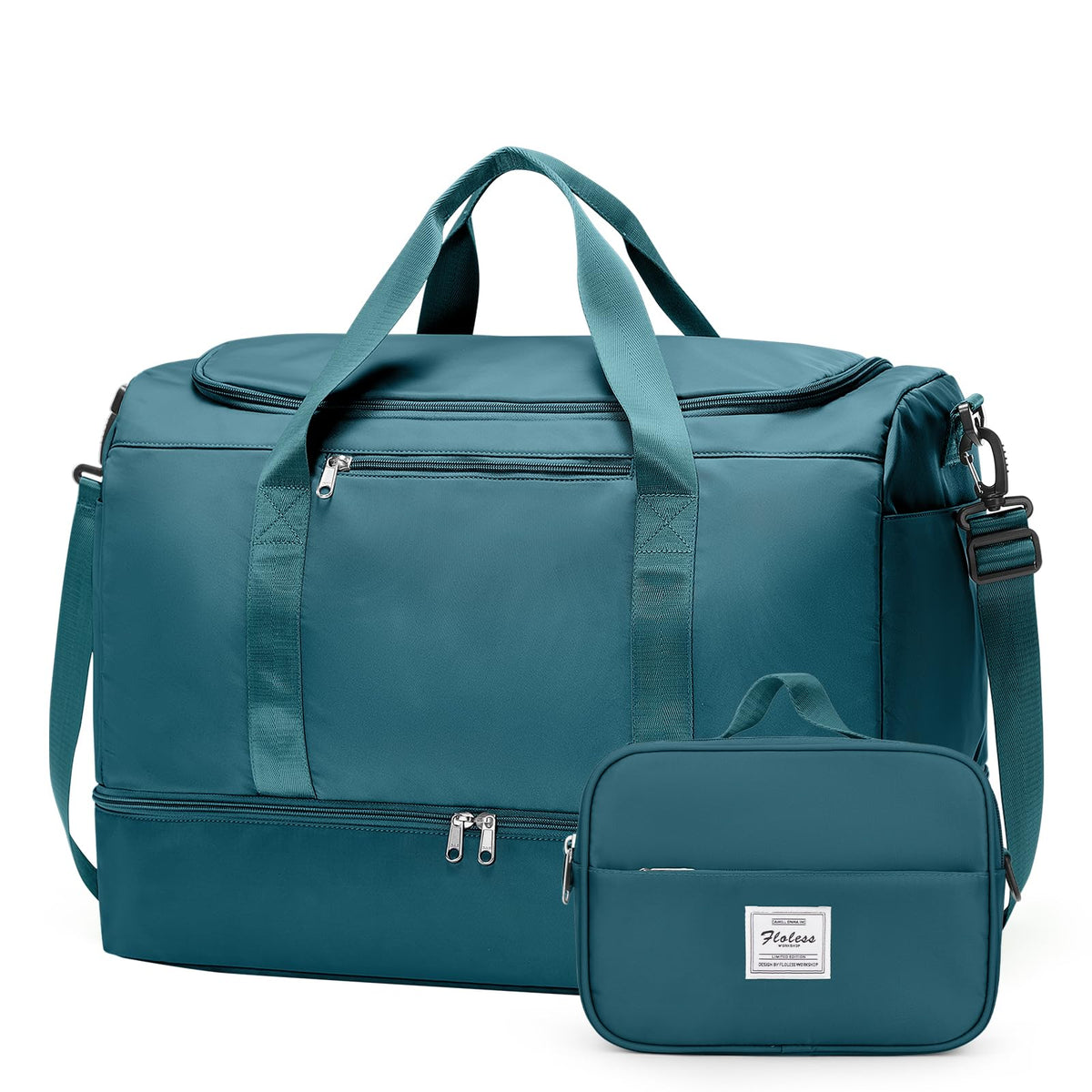 Women's Large Weekender Duffle Bag with Shoe Compartment