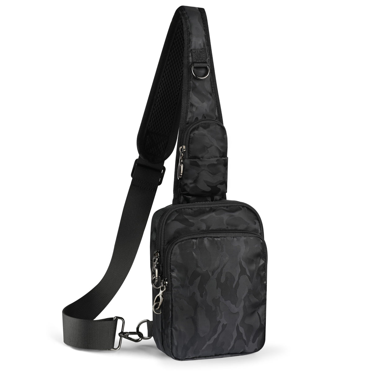 VADOO Unisex RFID Water-Resistant Crossbody Sling Bag
