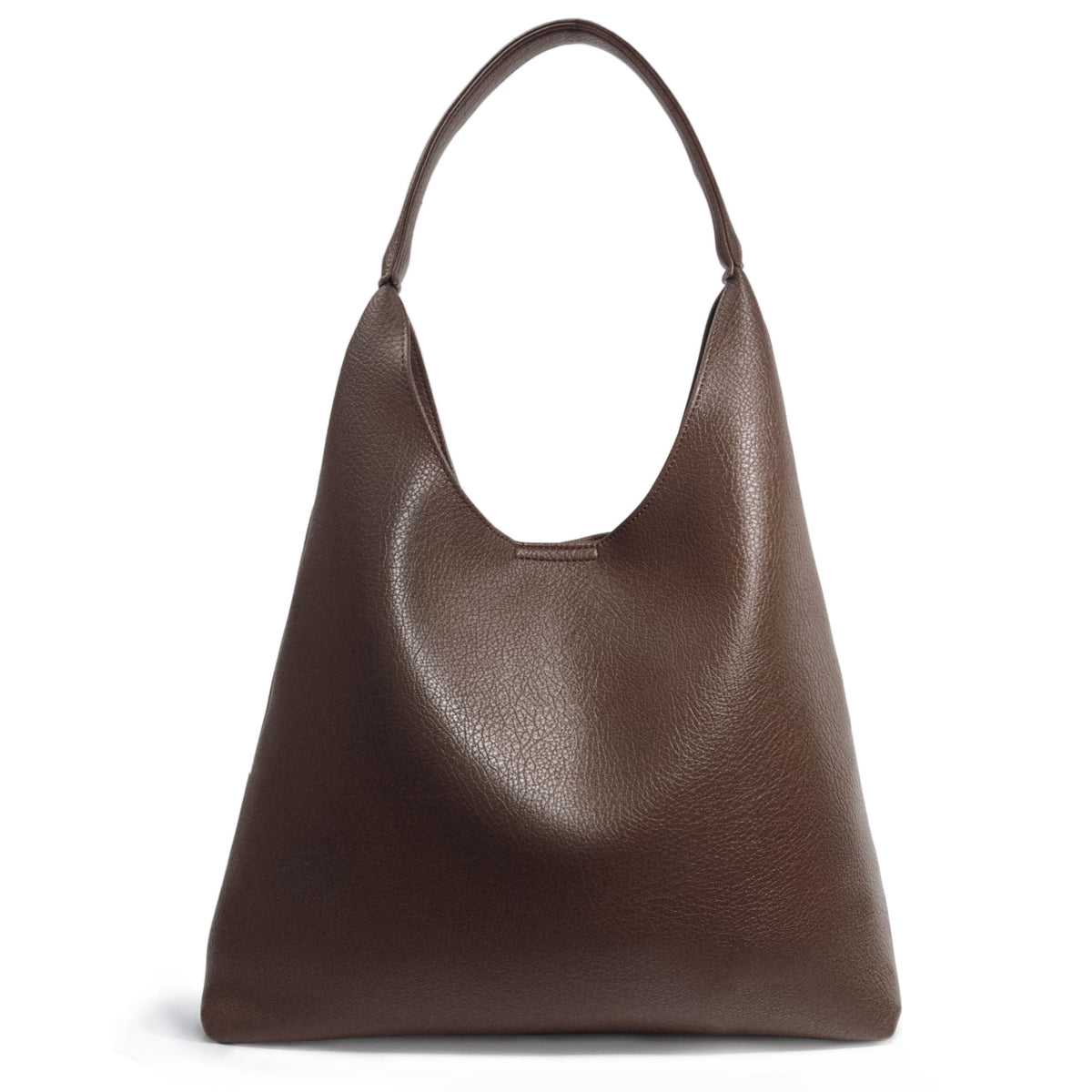 Women's Soft Vegan Leather Slouchy Hobo Shoulder Bag