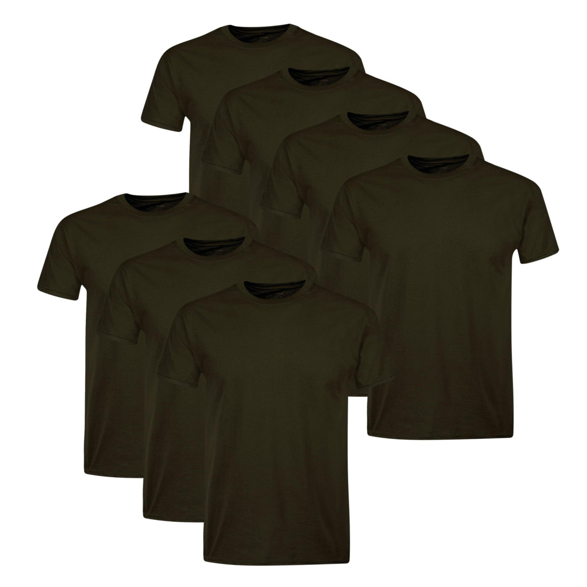 Hanes Men's Stay-Tucked Soft Cotton Undershirts Multipack