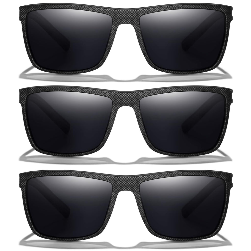Men's Square Polarized Vintage Driving Sunglasses