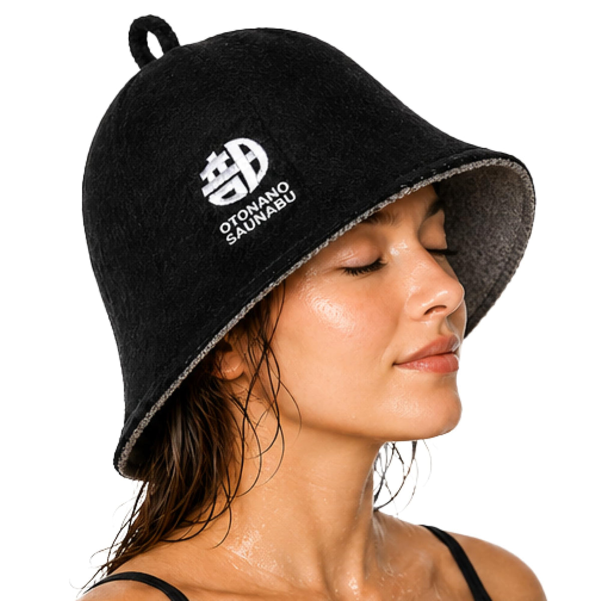 Reversible Double-Layer 100% Cotton Japanese Sauna Hat