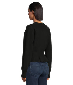 PAIGE Women's Roslin Black Cardigan Sweater