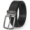 Men's Heavy-Duty Full Grain Leather Work Belt with Buckle