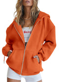 PRETTYGARDEN Women's Fall Zip-Up Hoodie Sweatshirt