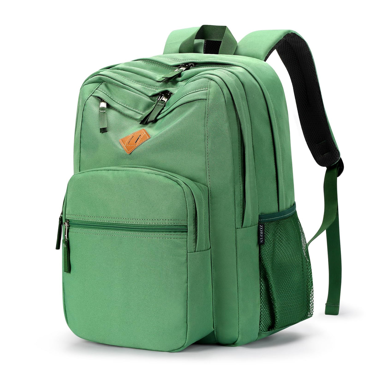 ZORFIN 26L Water-Resistant College and Travel Backpack