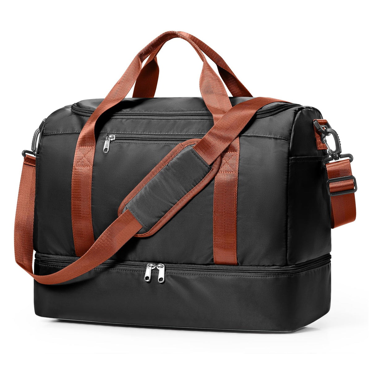 Women's Large Weekender Duffle Bag with Shoe Compartment
