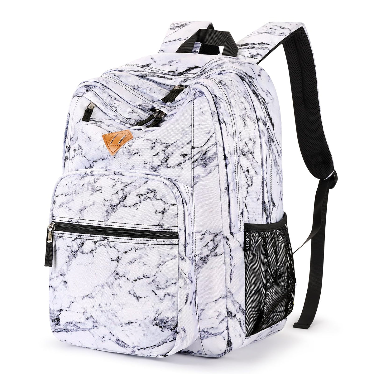 ZORFIN 26L Water-Resistant College and Travel Backpack