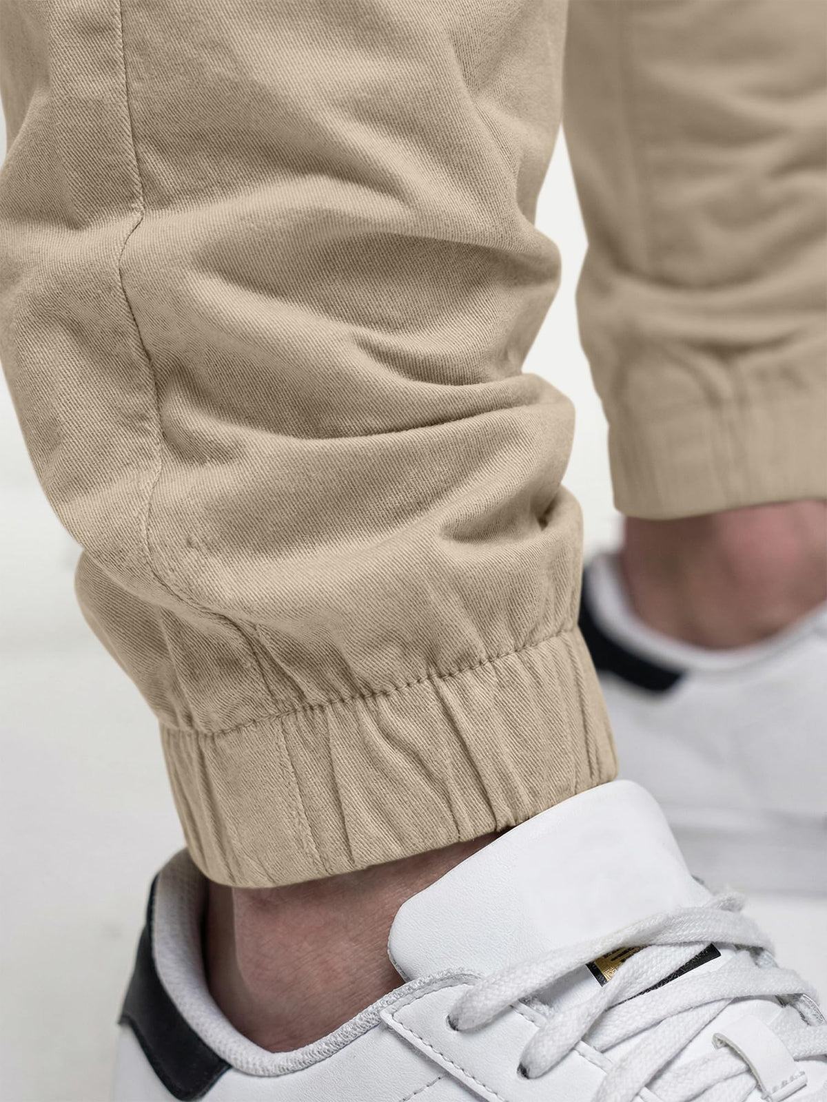 JMIERR Men's Cotton Stretch Twill Athletic Jogger Pants