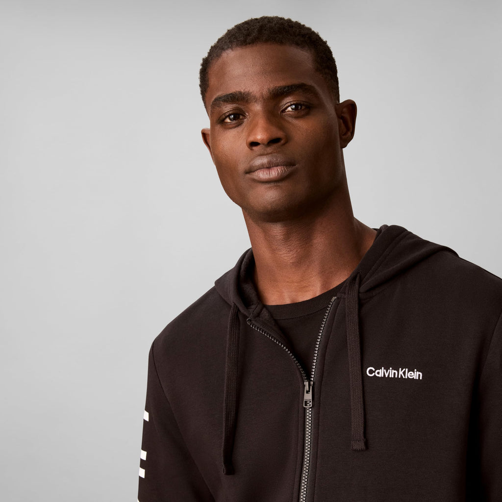 Calvin Klein Men's Travel Logo Full-Zip Hoodie