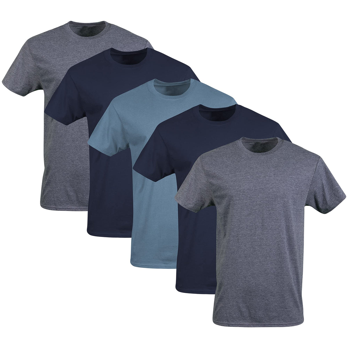 Gildan Men's Classic Crew T-Shirts Multipack G1100