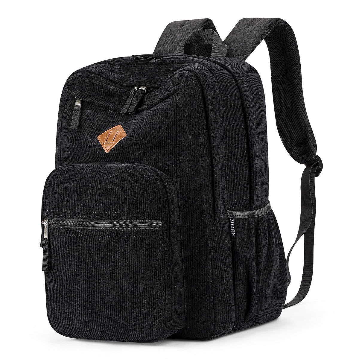 ZORFIN 26L Water-Resistant College and Travel Backpack