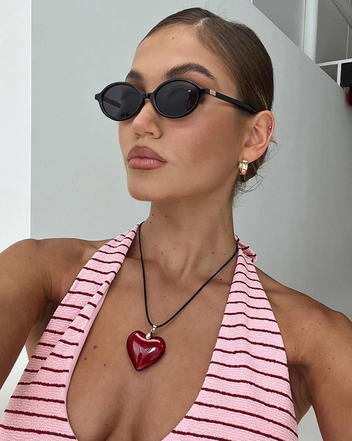 Women's Retro Oval Y2K Vintage Fashion Sunglasses