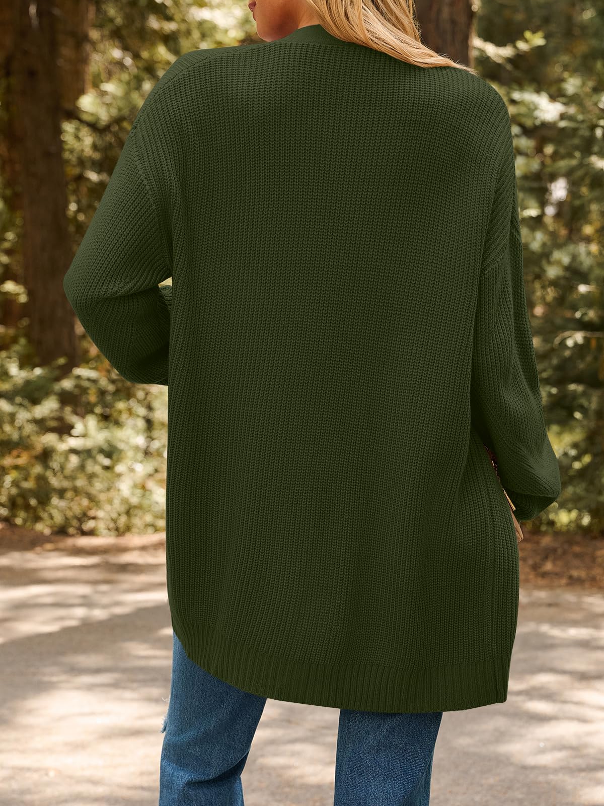 LILLUSORY Women's Oversized Fall Cardigan Sweater