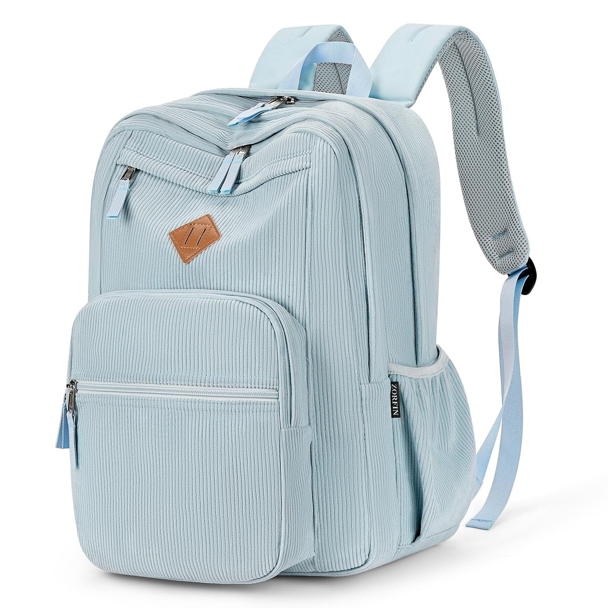 ZORFIN 26L Water-Resistant College and Travel Backpack