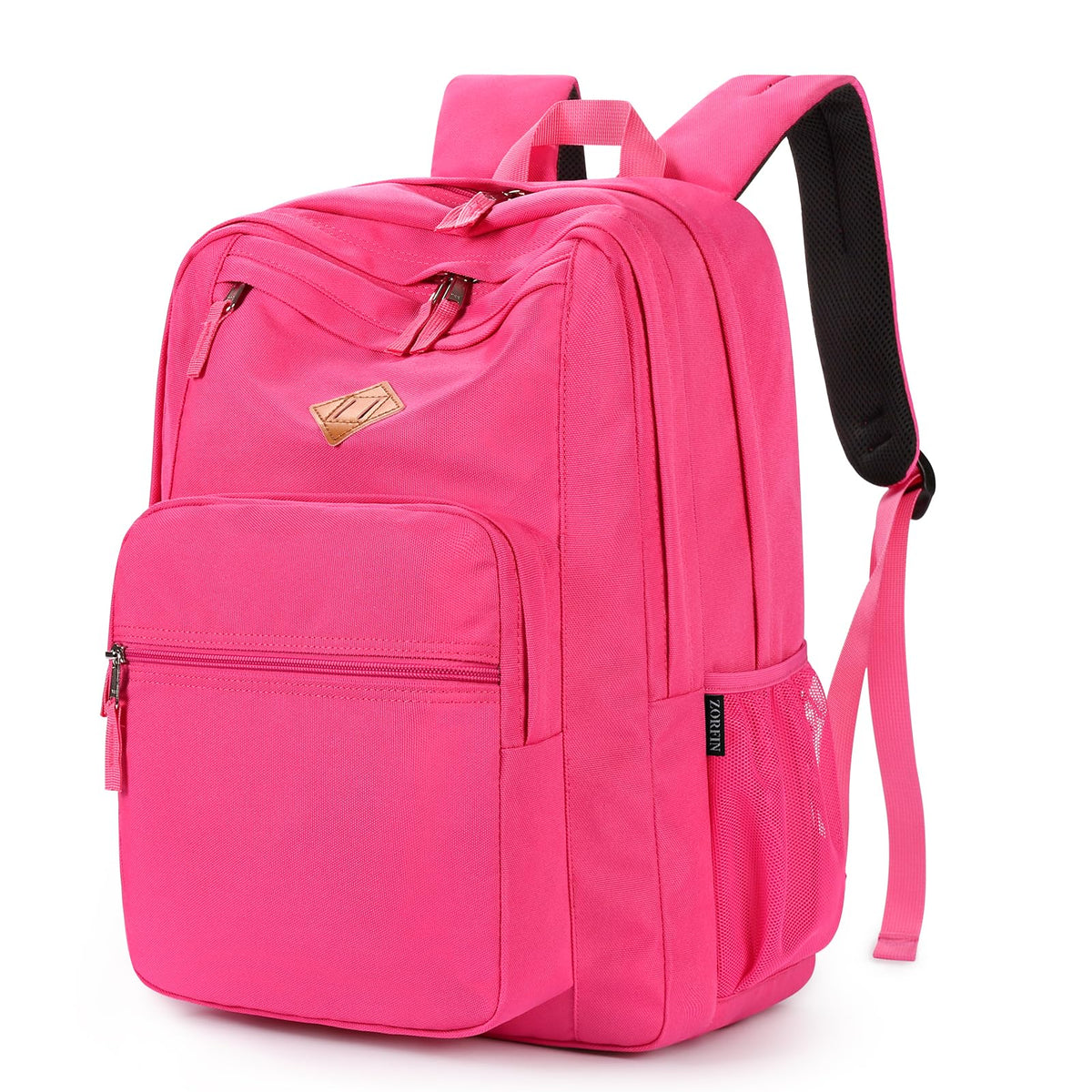 ZORFIN 26L Water-Resistant College and Travel Backpack