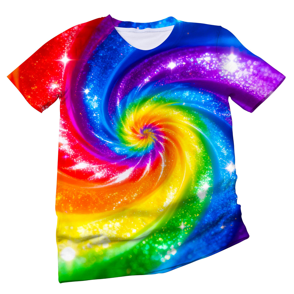 Women's 60s Hippie Tie-Dye Animal Graphic T-Shirt