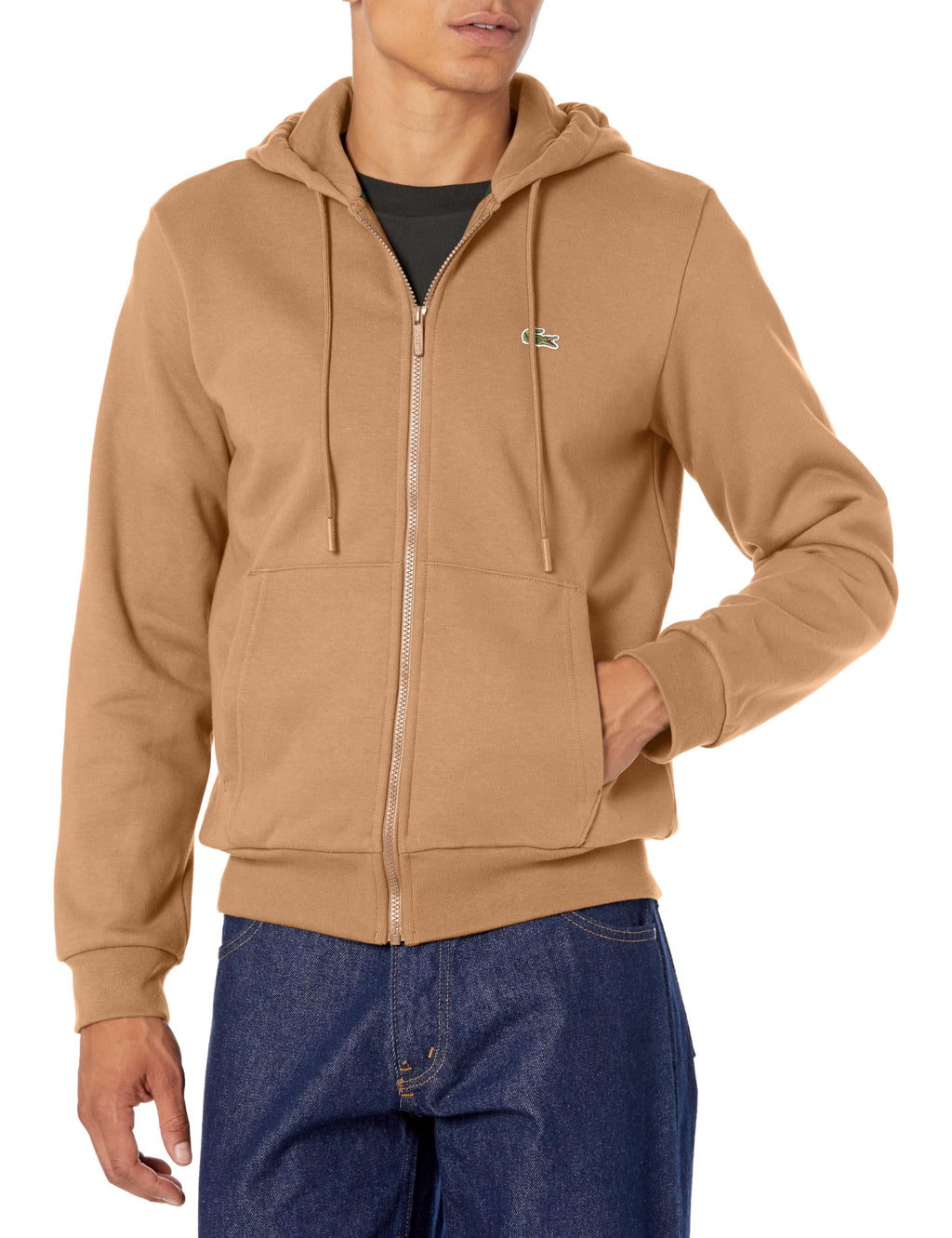Lacoste Men's Classic Zip-Up Fleece Hoodie Jacket