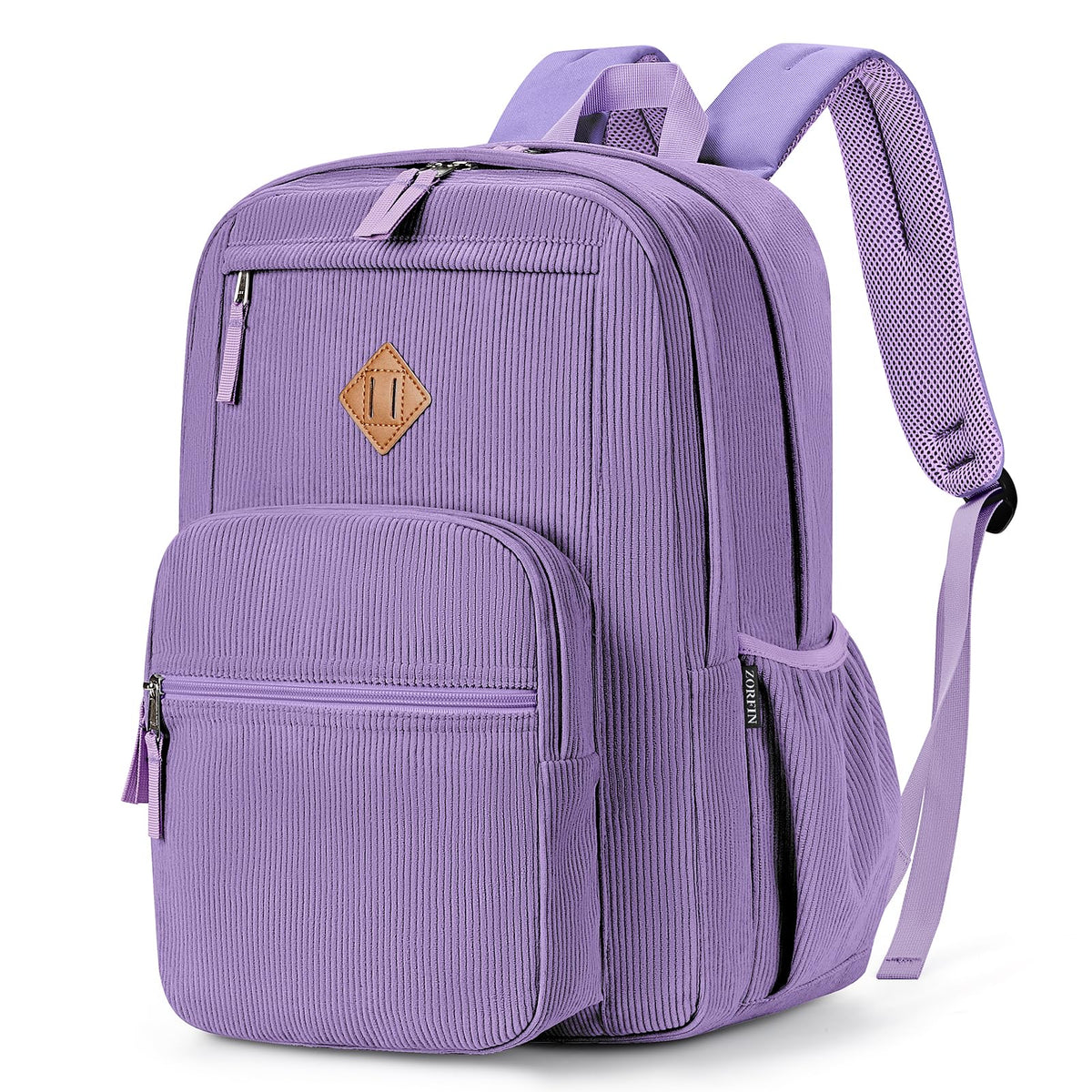ZORFIN 26L Water-Resistant College and Travel Backpack