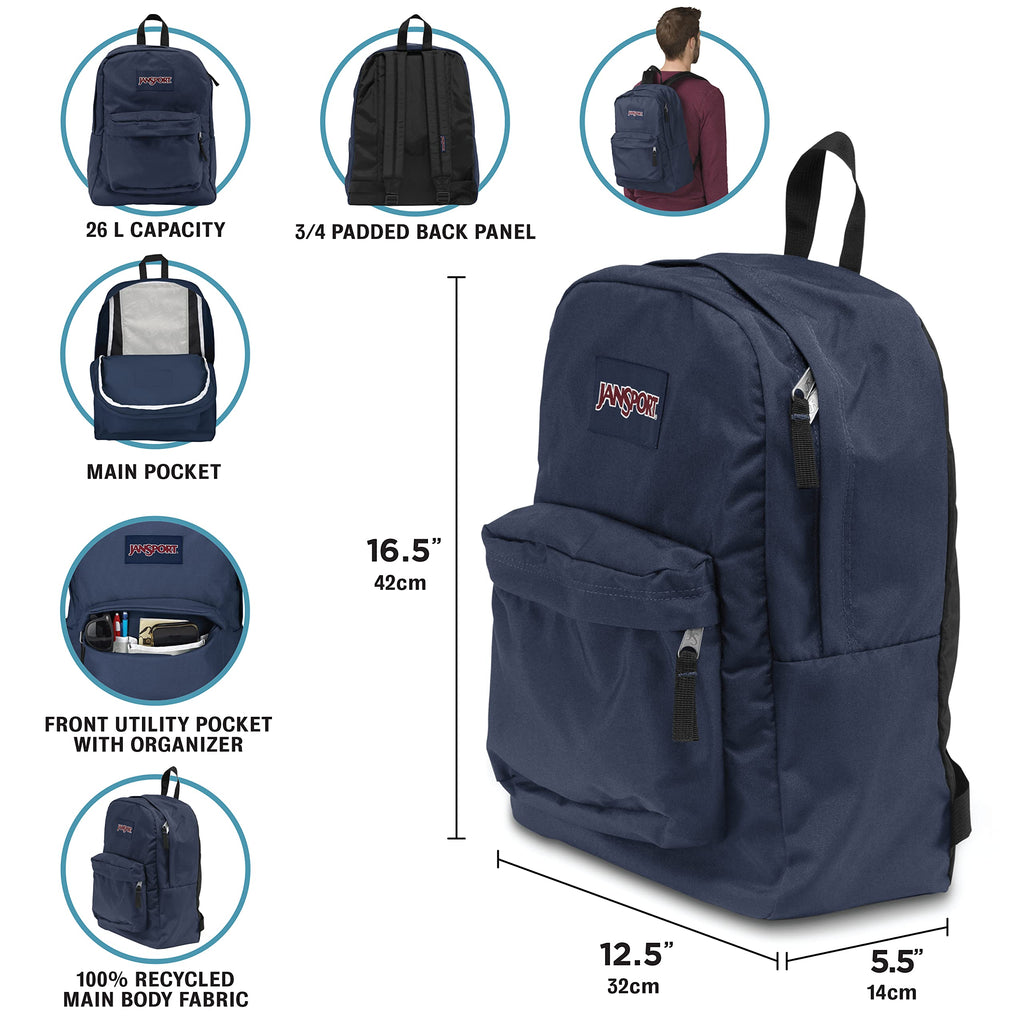 JanSport Classic Everyday Backpack with Spacious Storage
