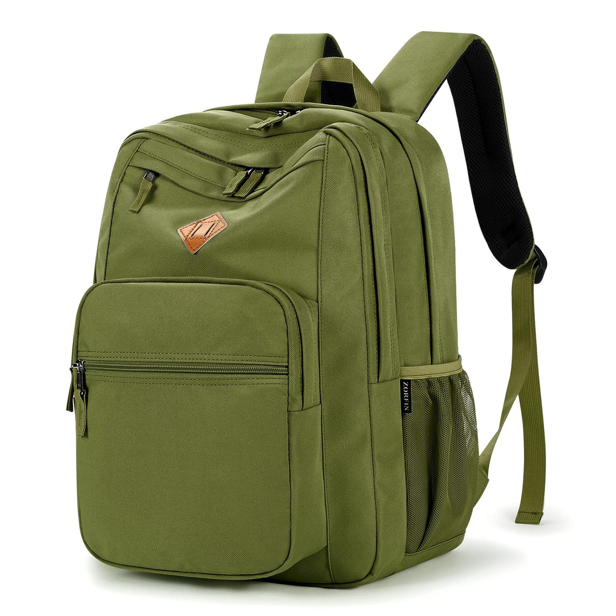 ZORFIN 26L Water-Resistant College and Travel Backpack