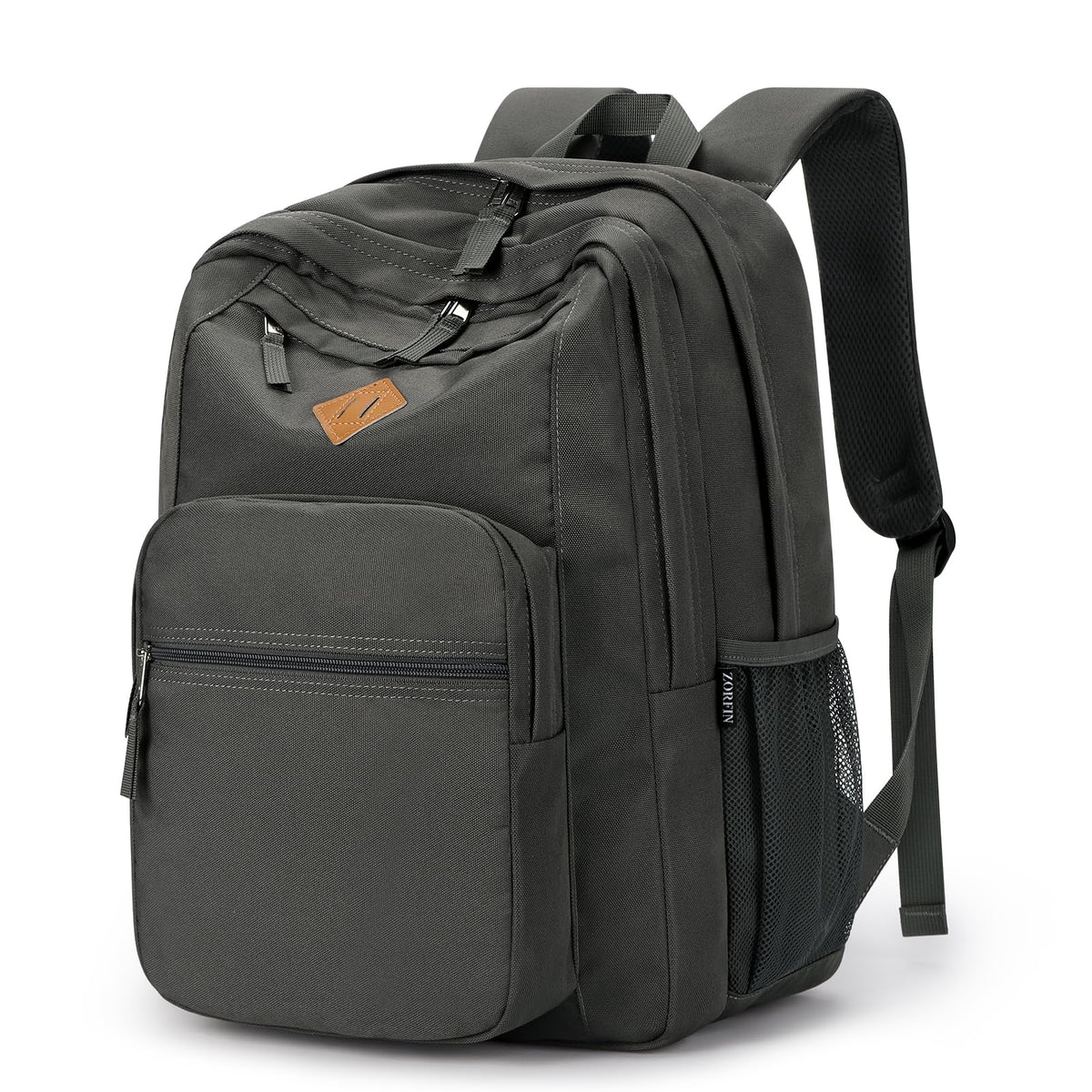 ZORFIN 26L Water-Resistant College and Travel Backpack