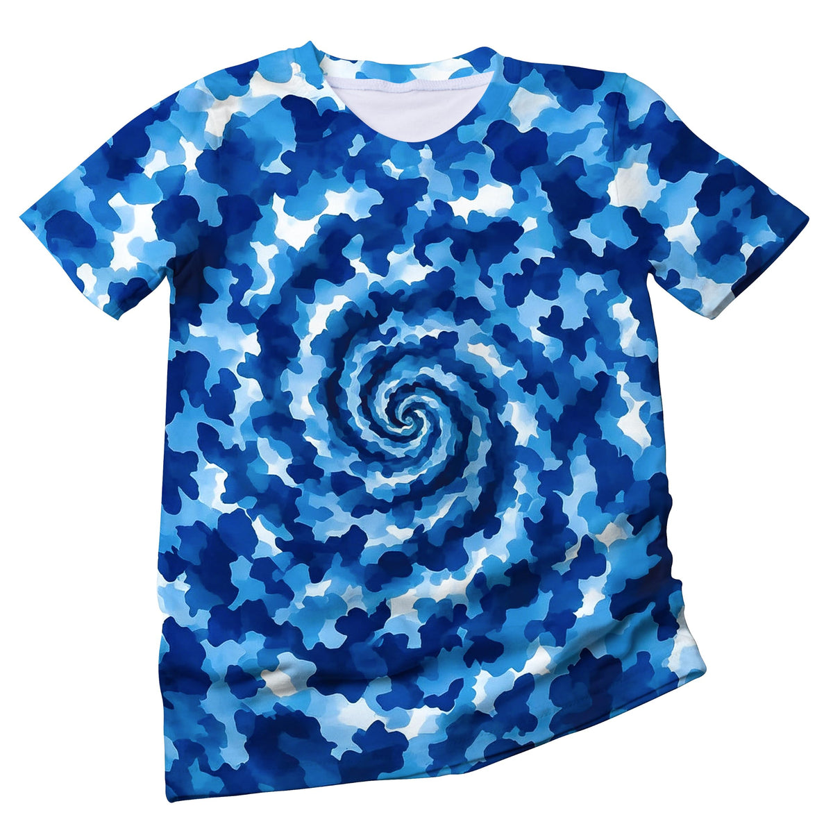 Women's 60s Hippie Tie-Dye Animal Graphic T-Shirt