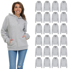BILLIONHATS Women's Oversized Cotton Blend Hoodie Pack