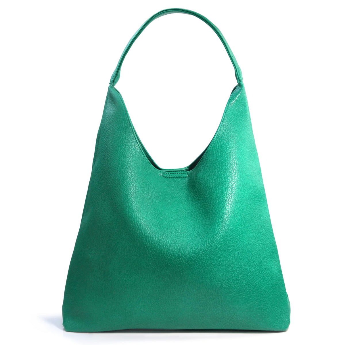 Women's Soft Vegan Leather Slouchy Hobo Shoulder Bag