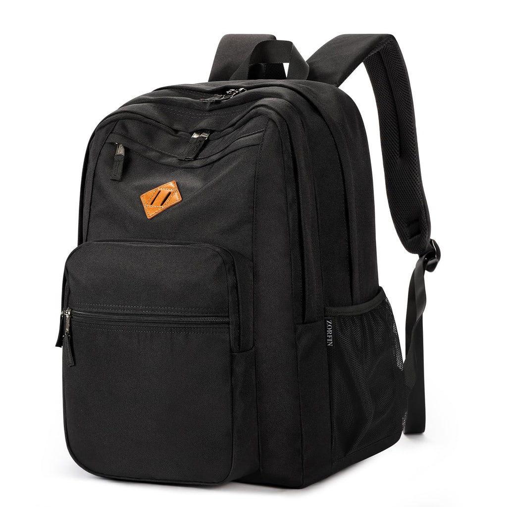 ZORFIN 26L Water-Resistant College and Travel Backpack